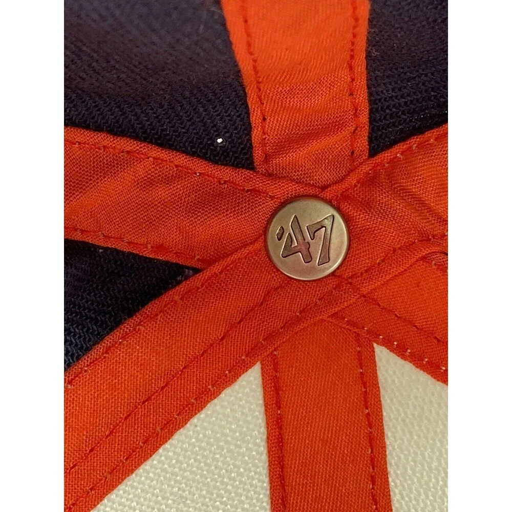 Vintage Boston Red Sox '47 Baseball Hat Cap Strap‎ Back White Embroidered Men's